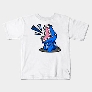 SM3GMASAURUS REX BLUE Kids T-Shirt